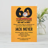 Prehistorische 60e verjaardag kaart (Staand voorkant)