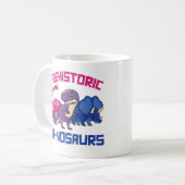 Prehistorische Binosaurs Bi-nosaurs Koffiemok (Voorkant links)