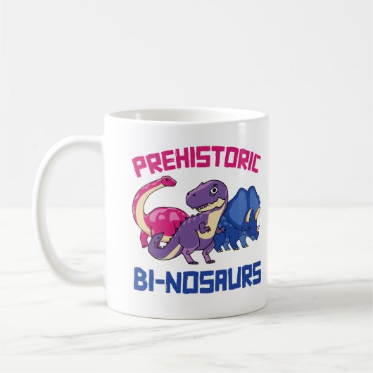 Prehistorische Binosaurs Bi-nosaurs Koffiemok (Links)