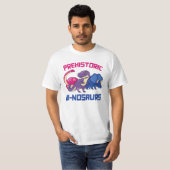Prehistorische Binosaurs Bi-nosaurs T-shirt (Voorkant volledig)