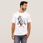 Prehistorische "Bite me" T-shirt (Voorkant volledig)
