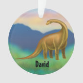 Prehistorische Brachiosaurus Dinosaur Ornament (voorkant)