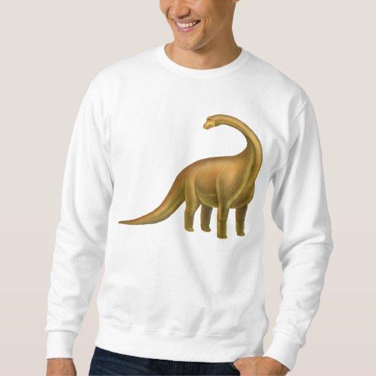 Prehistorische Brachiosaurus Dinosaur Sweatshirt (Voorkant)