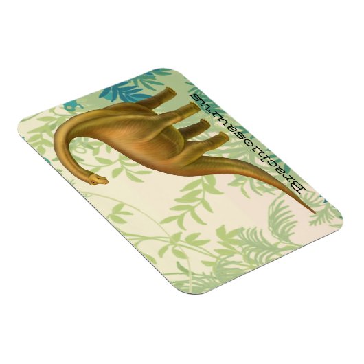 Prehistorische Brachiosaurus-dinosaurusmagneet Magneet (Rechterzijde)