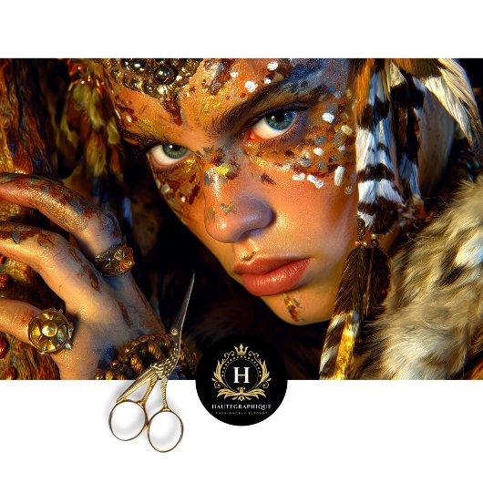 Prehistorische Cavewoman Warrior Earth Decoupage Tissuepapier