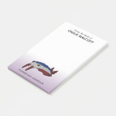 Prehistorische dieranomalocaris post-it® notes (Schuin)