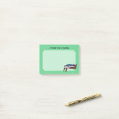 Prehistorische dieranomalocaris rechthoekig post-it® notes (Op bureau)