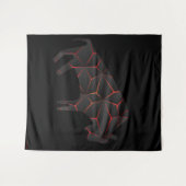 Prehistorische dieren Fiery Bison Wandkleed (Voorkant (horizontaal))