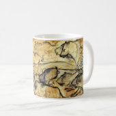 Prehistorische dieren Lascaux Cave Art Coffee Mok (Voorkant rechts)