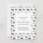 Prehistorische dieren - Wooly Mammoth en Megaceros Kaart (Voorkant)