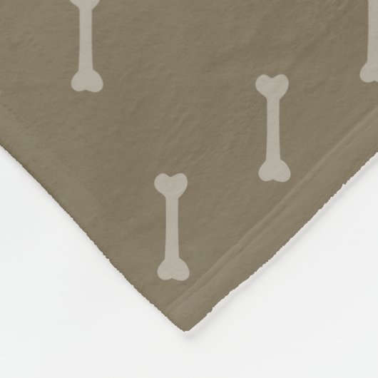 Prehistorische Dinosaur Dig & Name Fleece Deken (Hoek)