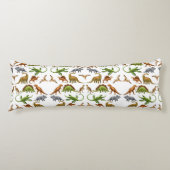Prehistorische dinosaur Paleo Lovers Body Pillow Lichaamskussen (Voorkant)