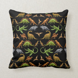 Prehistorische Dinosaur Paleo Pillow Kussen