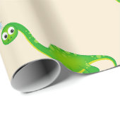 Prehistorische Dinosaur Pattern Cadeaupapier (Rol Hoek)