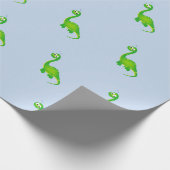 Prehistorische Dinosaur Pattern Cadeaupapier (Hoek)