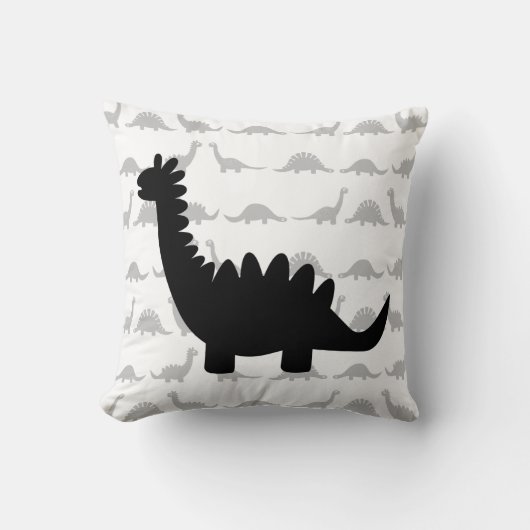 Prehistorische Dinosaur Pillow Kussen (Voorkant)