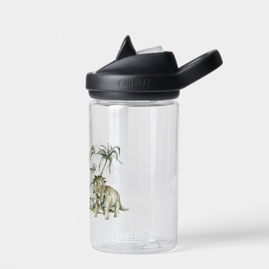 Prehistorische Dinosaur Scene Waterfles (Links)