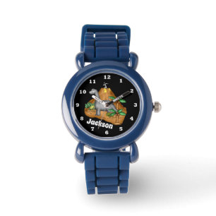 Prehistorische dinosaur voegt naamhorloge toe horloge