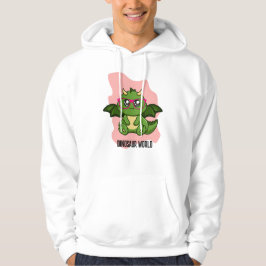 PREHISTORISCHE DINOSAURIËR WERELD CITATEN HOODIE