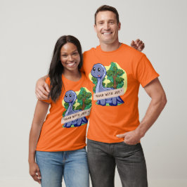 PREHISTORISCHE DINOSAURIËR WERELD CITATEN T-SHIRT