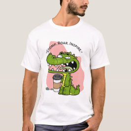 PREHISTORISCHE DINOSAURIËR WERELD CITATEN T-SHIRT