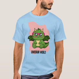 PREHISTORISCHE DINOSAURIËR WERELD CITATEN T-SHIRT