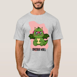 PREHISTORISCHE DINOSAURIËR WERELD CITATEN T-SHIRT