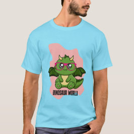 PREHISTORISCHE DINOSAURIËR WERELD CITATEN T-SHIRT