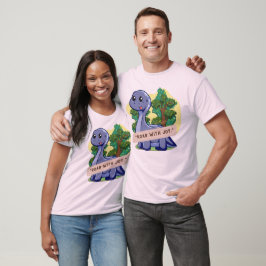 PREHISTORISCHE DINOSAURIËR WERELD CITATEN T-SHIRT