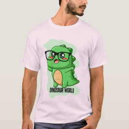 PREHISTORISCHE DINOSAURIËR WERELD CITATEN T-SHIRT