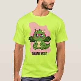 PREHISTORISCHE DINOSAURIËR WERELD CITATEN T-SHIRT
