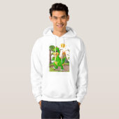 PREHISTORISCHE DINOSAURIËR WERELD  HOODIE (Voorkant volledig)