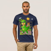 PREHISTORISCHE DINOSAURIËR WERELD T-SHIRT (Voorkant volledig)