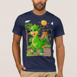 PREHISTORISCHE DINOSAURIËR WERELD T-SHIRT