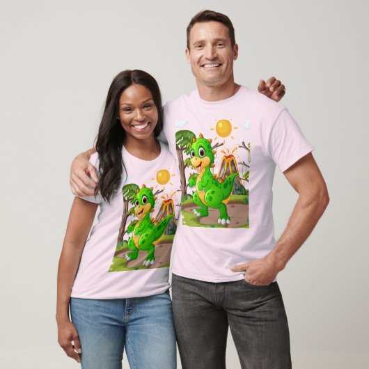 PREHISTORISCHE DINOSAURIËR WERELD T-SHIRT (Unisex)