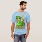 PREHISTORISCHE DINOSAURIËR WERELD T-SHIRT (Voorkant volledig)