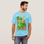 PREHISTORISCHE DINOSAURIËR WERELD T-SHIRT (Voorkant volledig)