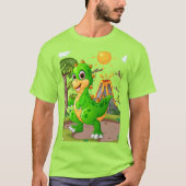 PREHISTORISCHE DINOSAURIËR WERELD T-SHIRT (Voorkant)