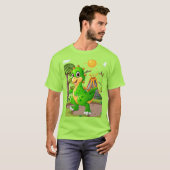 PREHISTORISCHE DINOSAURIËR WERELD T-SHIRT (Voorkant volledig)