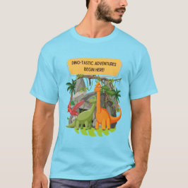 PREHISTORISCHE DINOSAURUS avonturen CITATEN T-shirt