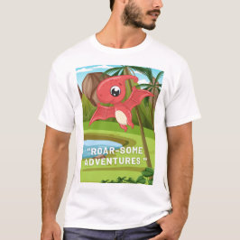 PREHISTORISCHE DINOSAURUS CITATEN T-SHIRT
