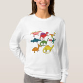 Prehistorische dinosaurus t-shirt (Voorkant)