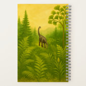 Prehistorische Dinosaurussen Avoturen Dagboek Notitieboek (Achterkant)