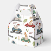 Prehistorische groepen van Kleurrijke Dinosaurusse Bedankdoosjes (Achterkant)