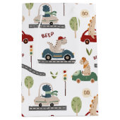 Prehistorische groepen van Kleurrijke Dinosaurusse Medium Cadeauzakje (Voorkant)