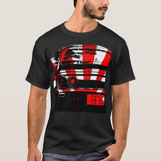 Prehistorische JDM Rising Sun Japanse binnenlandse T-shirt (Voorkant)