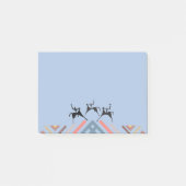 Prehistorische krijgers hunter petroglyph post-it® notes (Voorkant)