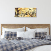 Prehistorische Lascaux Leeuwen Canvas Art Print (Insitu (Slaapkamer))