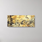 Prehistorische Lascaux Leeuwen Canvas Art Print (Voorkant)