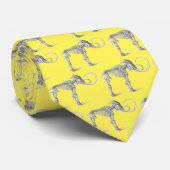 Prehistorische Mammoth Elephant Skeleton Fossil Stropdas (Opgerold)